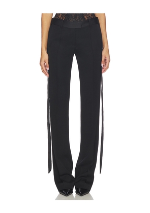 THE ATTICO Long Suit Pant in Black. Size 36. Also in 38, 40, 42, 44.