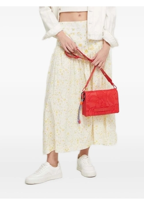 Desigual floral-print midi skirt - White