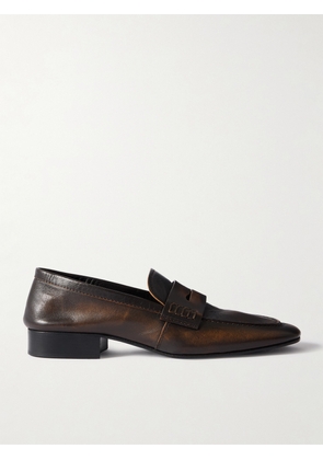 Dries Van Noten - Glossed-leather Penny Loafers - Brown - IT36,IT36.5,IT37,IT37.5,IT38,IT38.5,IT39,IT39.5,IT40,IT40.5,IT41