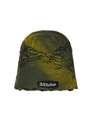 Affliction Screamer Beanie in Green.