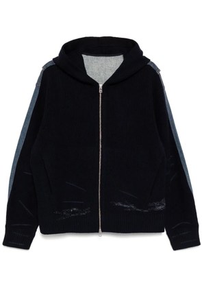 CROQUIS Cowboy wash pattern cardigan - Blue