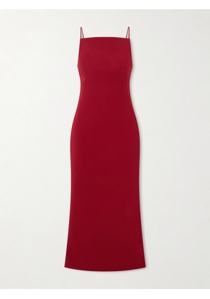 Givenchy - Draped Cady Midi Dress - Red - FR 34,FR 36,FR 38,FR 40,FR 42,FR 44