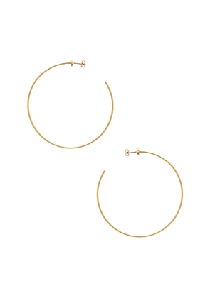Jenny Bird Starlet Hoops in Metallic Gold.
