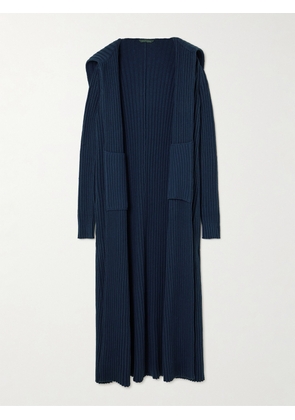 Balenciaga - Ribbed-knit Robe - Blue - S,M
