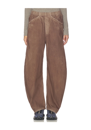 COTTON CITIZEN The Santorini Trouser in Brown. Size L. Also in XS, S, M.