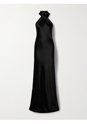 Galvan - Pandora Satin Gown - Black - FR 34,FR 36,FR 38,FR 40,FR 42,FR 44