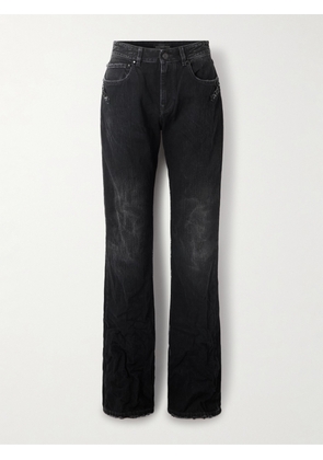 Balenciaga - City Studded Low-rise Straight-leg Jeans - Black - 27,28,29,30