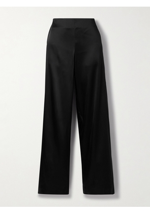 Balenciaga - Satin Wide-leg Pants - Black - FR 36,FR 38,FR 40