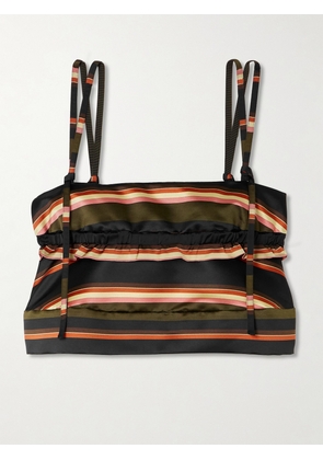Sacai - Striped Crepe Top - Multi - 1,3