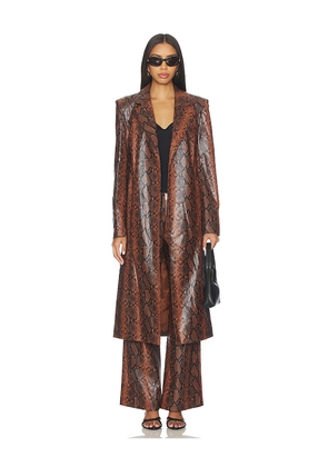 BY.DYLN x REVOLVE Xaavier Pant in Brown. Size L. Also in M, S, XL, XS.