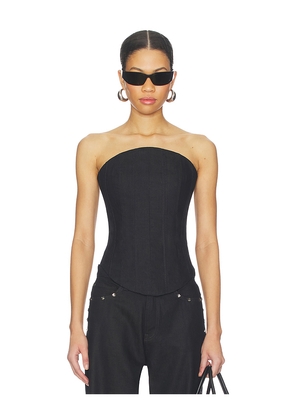 DL1961 Corset Top in Black. Size L. Also in M, S, XS.