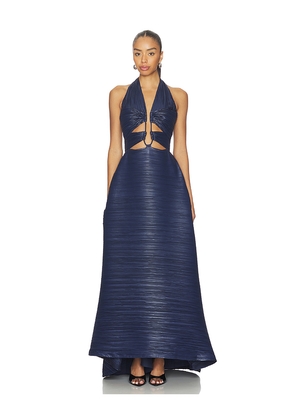 Cult Gaia Jahzara Dress in Navy. Size 0. Also in 4, 8.