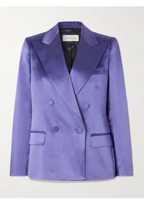 Dries Van Noten - Double-breasted Satin Blazer - Purple - FR 34,FR 36,FR 38,FR 40,FR 42,FR 44