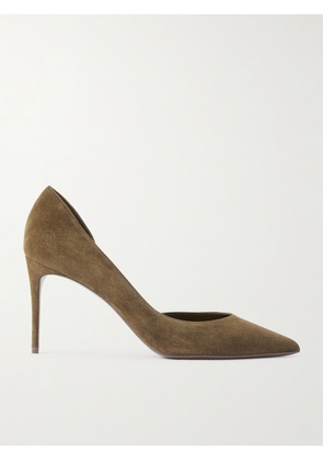 Christian Louboutin - Iriza 85 Suede Pumps - Brown - IT35,IT36,IT36.5,IT37,IT37.5,IT38,IT38.5,IT39,IT39.5,IT40,IT40.5,IT41,IT41.5,IT42