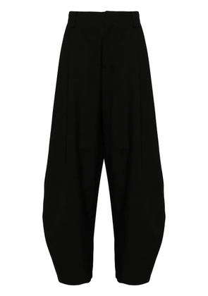 CROQUIS wool-blend tapered trousers - Black