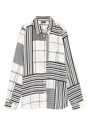 Marella Biagio striped shirt - Neutrals