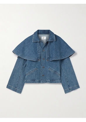 FRAME - The Cape Denim Jacket - Blue - x small,small,medium,large,x large