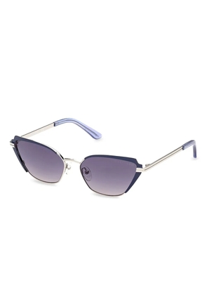 GUESS EYEWEAR geometric-frame sunglasses - Silver