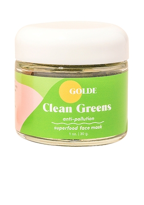 GOLDE Clean Greens Superfood Face Mask in Beauty: NA.