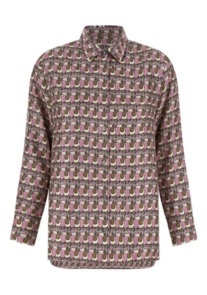Max Mara geometric-print shirt - Pink