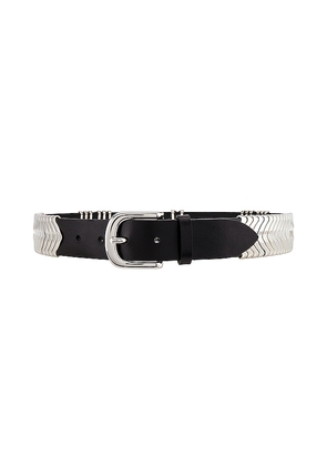 Isabel Marant Tehora Belt in Metallic Silver. Size 80. Also in 75, 85, 90, 95.