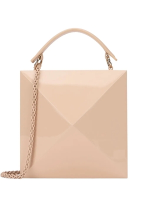 Valentino Garavani geometric clutch bag - Neutrals