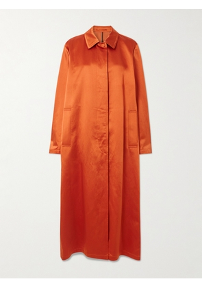 Dries Van Noten - Cotton-blend Satin Coat - Orange - FR 34,FR 36,FR 38,FR 40,FR 42,FR 44