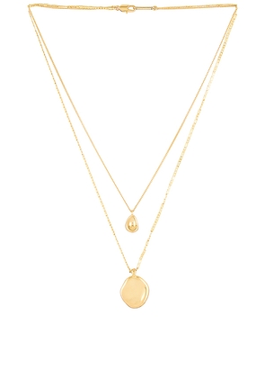 Jenny Bird Mithras Necklace in Metallic Gold.