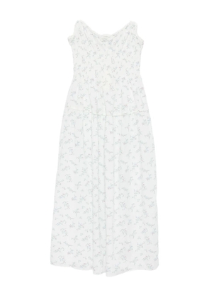 DÔEN Brigide midi dress - White