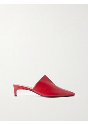 Tod's - Glossed-leather Mules - Red - IT36,IT36.5,IT37,IT37.5,IT38,IT38.5,IT39,IT39.5,IT40,IT40.5,IT41,IT41.5,IT42