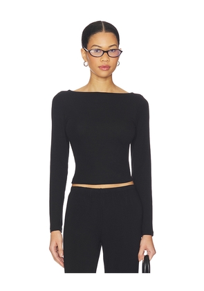 Artless Forever Lane Boatneck Top in Black. Size L. Also in M, S, XL, XS.