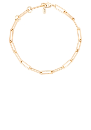 Jenny Bird Stevie Necklace in Metallic Gold.
