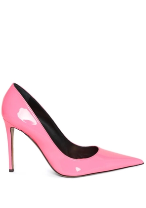 Alexandre Vauthier 105mm patent-finish pumps - Pink