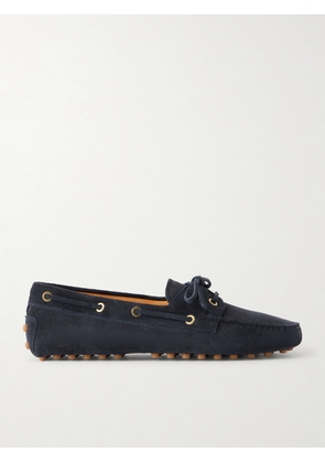 Tod's - Gommino Suede Boat Shoes - Blue - IT35,IT36,IT36.5,IT37,IT37.5,IT38,IT38.5,IT39,IT39.5,IT40,IT40.5,IT41,IT41.5,IT42