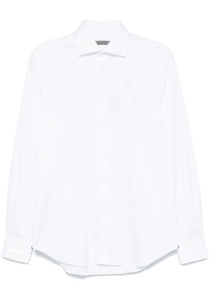 Corneliani twill shirt - White
