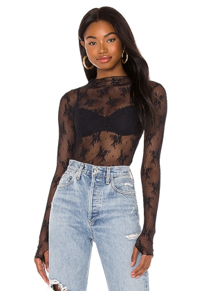 Free People Lady Lux Layering Top in Black. Size M. Also in S, XS.