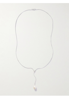 Loren Stewart - Remier Sterling Silver Pearl Necklace - One size