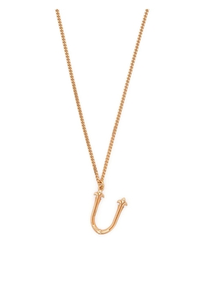 Emanuele Bicocchi statement-pendant polished-finish necklace - Gold