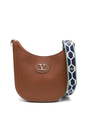 Valentino Garavani VLogo-Signature cross body bag - Brown