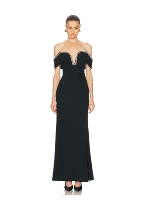 Camila Coelho Valeria Gown in Black. Size L. Also in M, S, XL, XS, XXS.