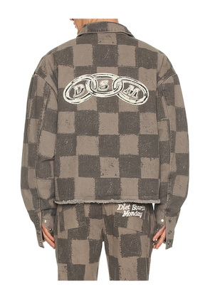 Diet Starts Monday Dylan Jacket in Grey. Size L. Also in M, S, XL/1X.