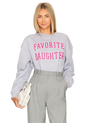 Favorite Daughter Collegiate Sweatshirt in Grey. Size S. Also in XS.