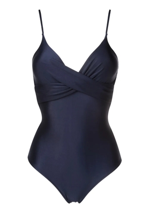 Lygia & Nanny Bianca V-neck swimsuit - Blue