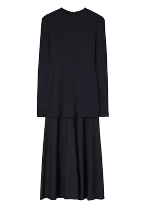 Jil Sander flared skirt dress - Blue