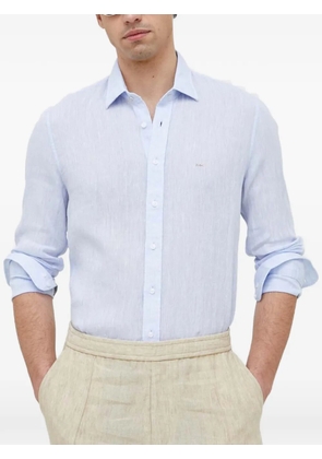 Michael Kors linen logo shirt - Blue