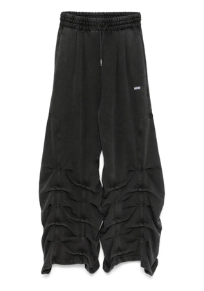AVAVAV pleat-detailing track pants - Black
