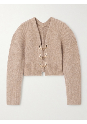 Cult Gaia - Mayalu Ribbed-knit Cardigan - Neutrals - xx small,x small,small,medium,large