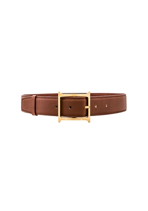Helsa Logo Contrast Belt in Brown. Size L. Also in M, XL, XS.