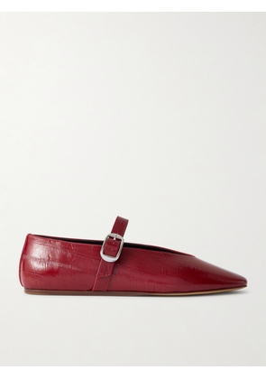 Le Monde Béryl - Stella Leather Mary Jane Ballet Flats - Red - IT35,IT35.5,IT36,IT36.5,IT37,IT37.5,IT38,IT38.5,IT39,IT39.5,IT40,IT40.5,IT41,IT41.5,IT42
