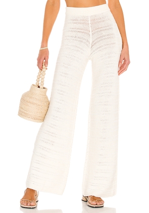 House of Harlow 1960 x REVOLVE Ryleigh Crochet Pant in Cream. Size M. Also in L.